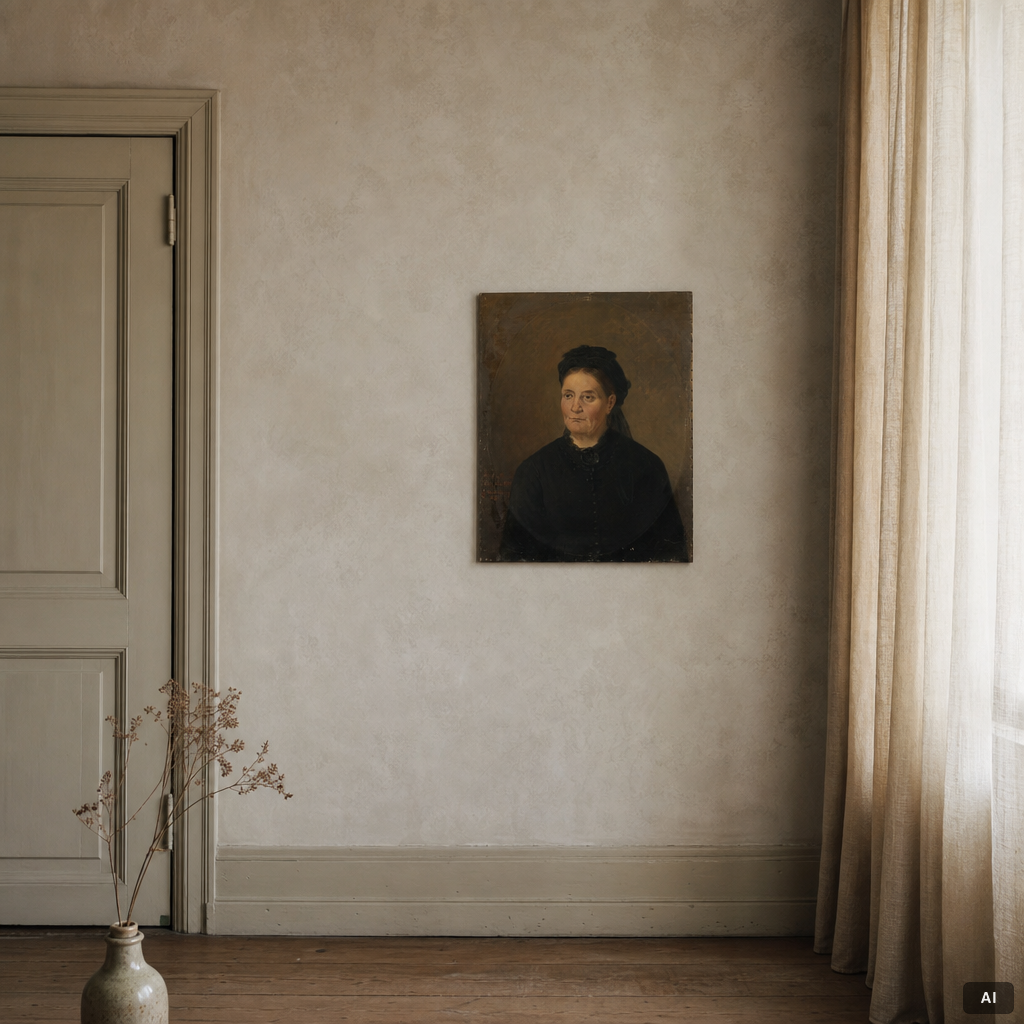 Bengt Nordenberg, "Eva Karolina Angerstein" (née Leander) (1813-1884).