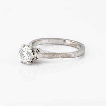 RING, med briljantslipad diamant ca 0.75 ct.