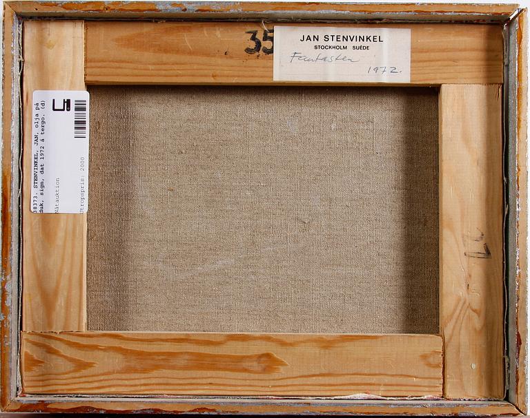 STENVINKEL, JAN, olja på duk, sign, dat 1972 á tergo.