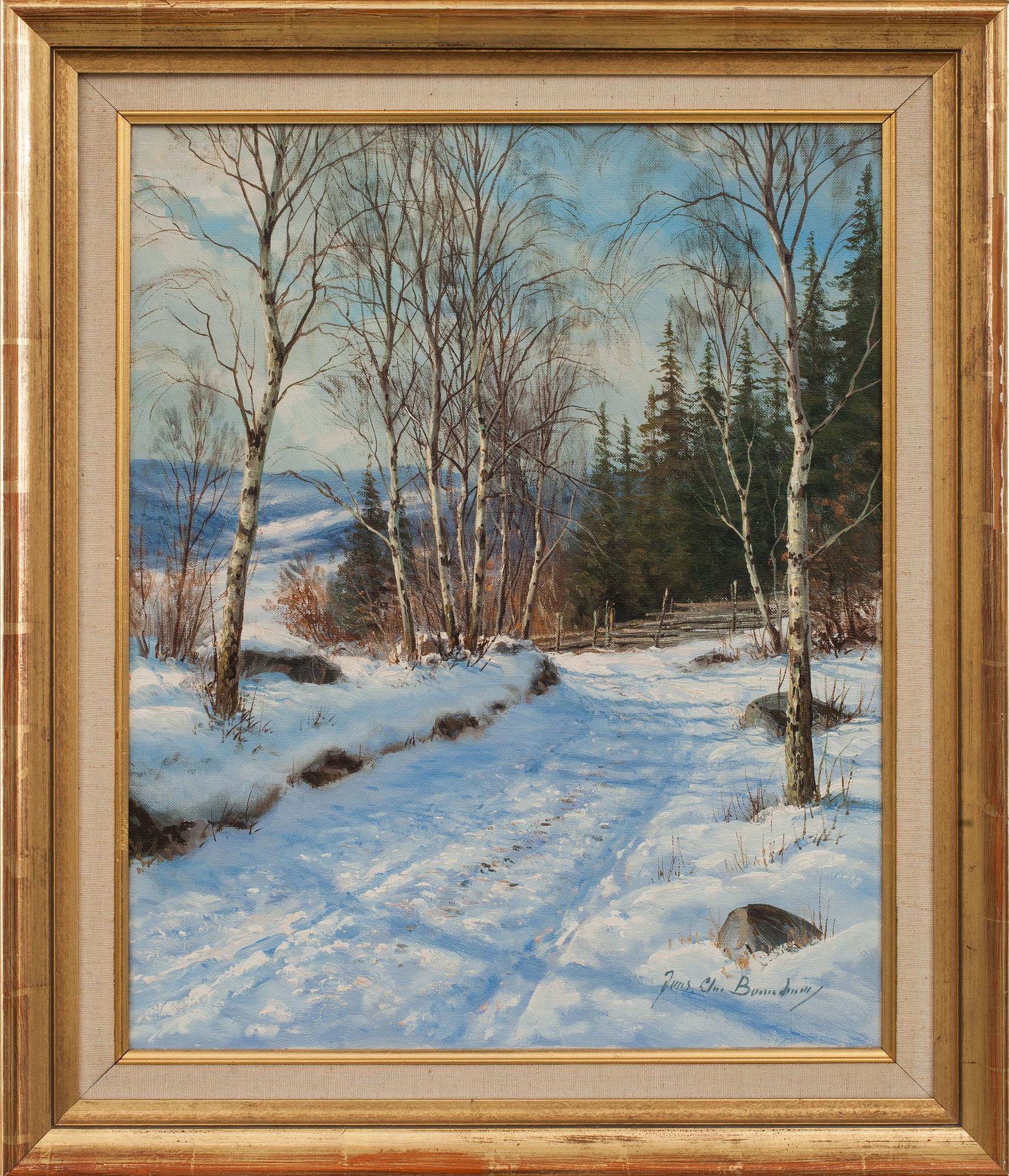 JENS CHRISTIAN BENNEDSEN, olja på duk, signerad.