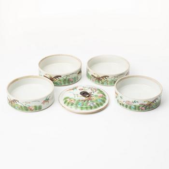 Matlåda, porslin, Kina, sen Qingdynasti/omkring år 1900.