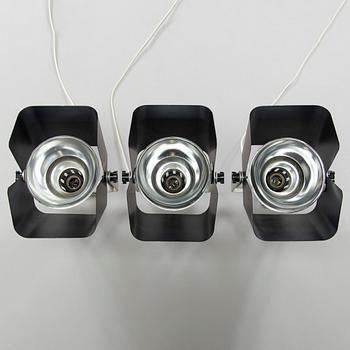 Yrjö Kukkapuro, spotlights, 3 st, modell 100, Haimi Oy, 1970.