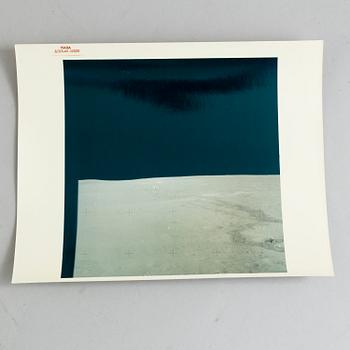 A collection of 8 photographs by NASA Apollo 14, 1971, stamped.