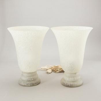 Table lamps a pair of CVV ​​Vianne France late 20th century.