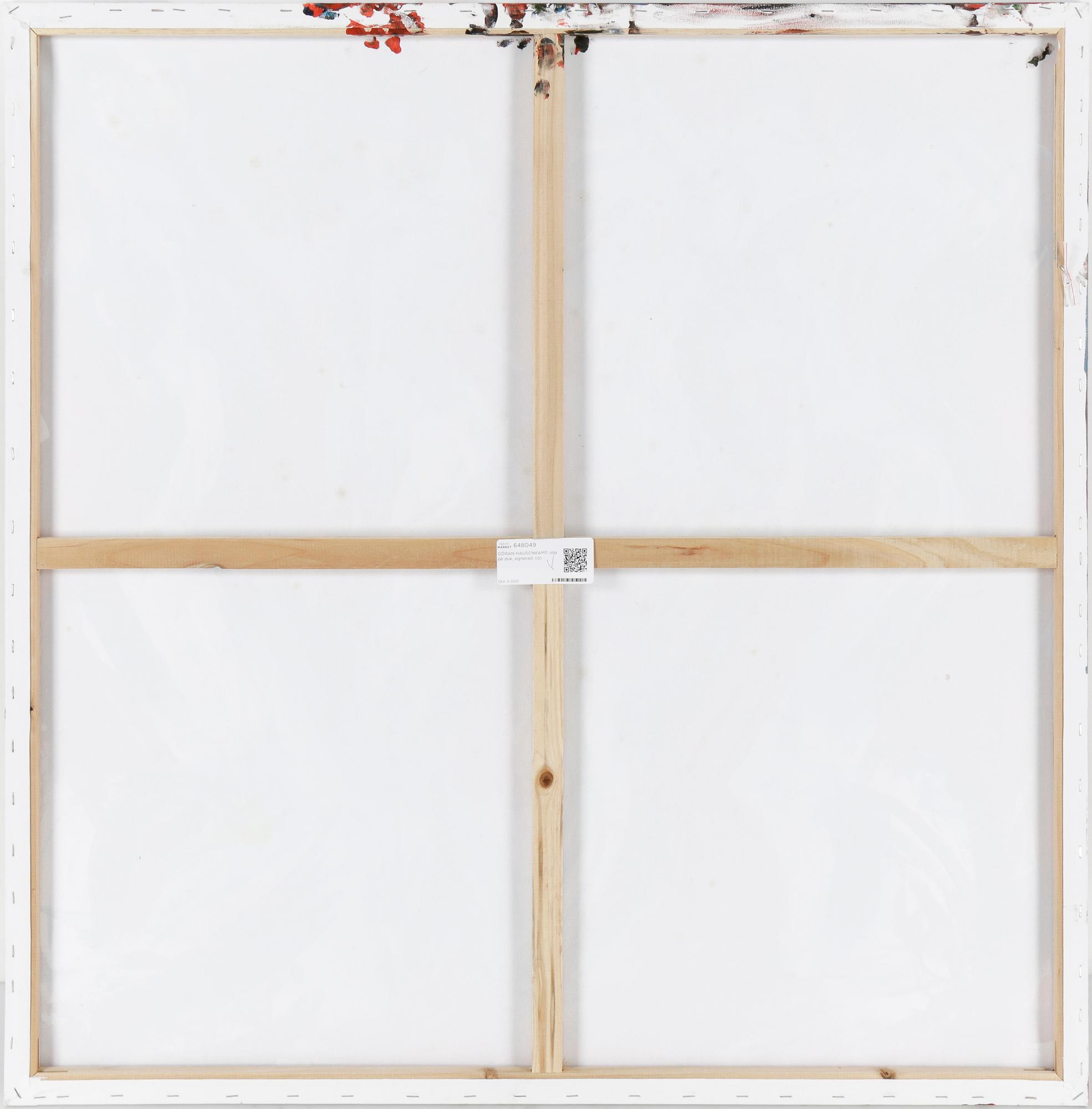 GÖRAN HAUSENKAMP, olja på duk, signerad.