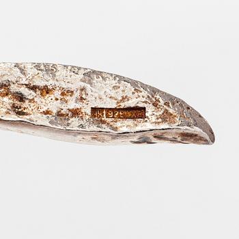 Marja Suna, Halsband och örhängen "Höstlöv", sterlingsilver. Kaunis koru/Kalevala Koru, Helsingfors 1999.