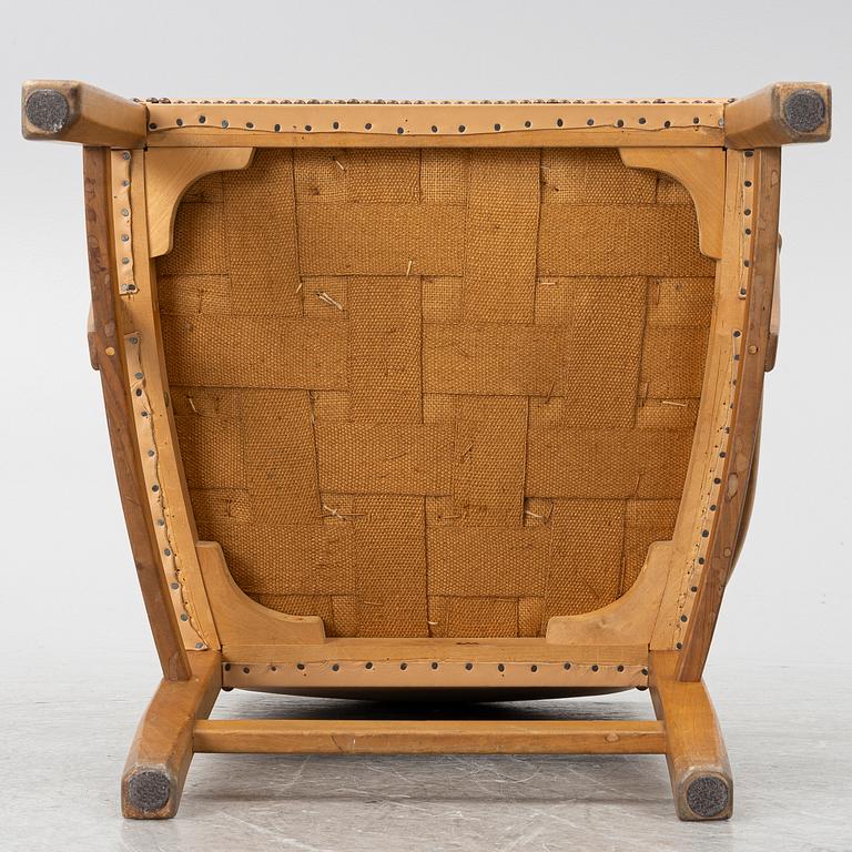 Carl Malmsten, Armchair, “Gustavus”, Åfors Möbelfabrik, second half of the 20th century.