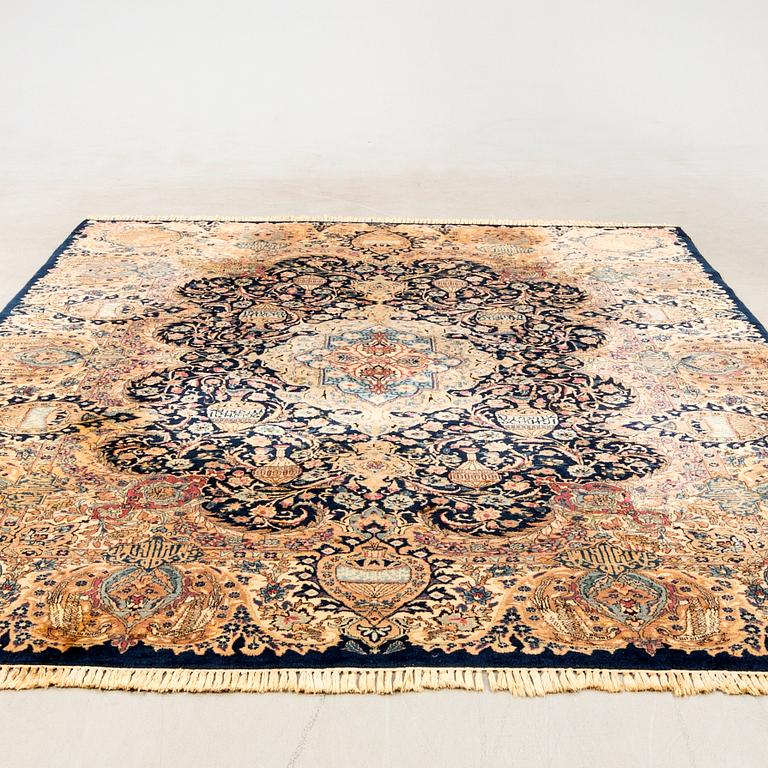 Kashmar rug, old, approximately 340x247 cm.