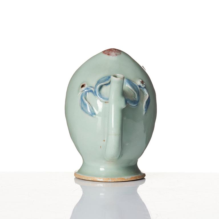 Cadogankanna, porslin. Qingdynastin, 1800-tal.