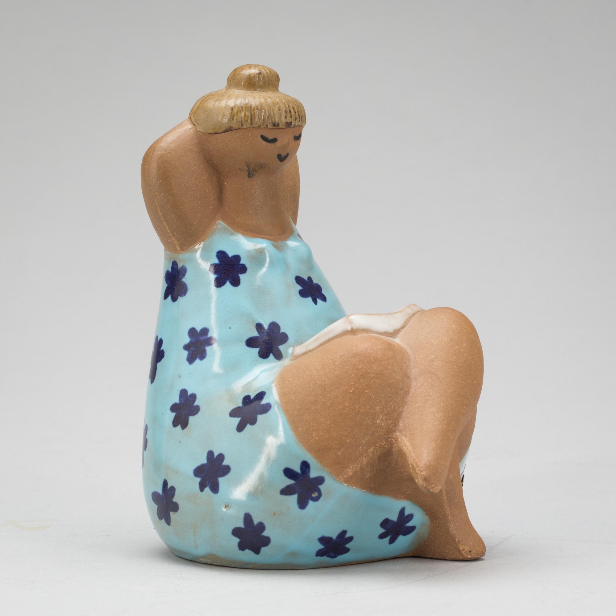 FIGURIN, stengods, " Emma", Lisa Larson, Gustavsberg.