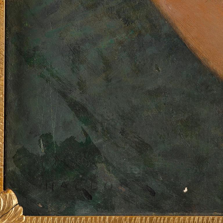August Hagborg, Kvinna och fjäril.