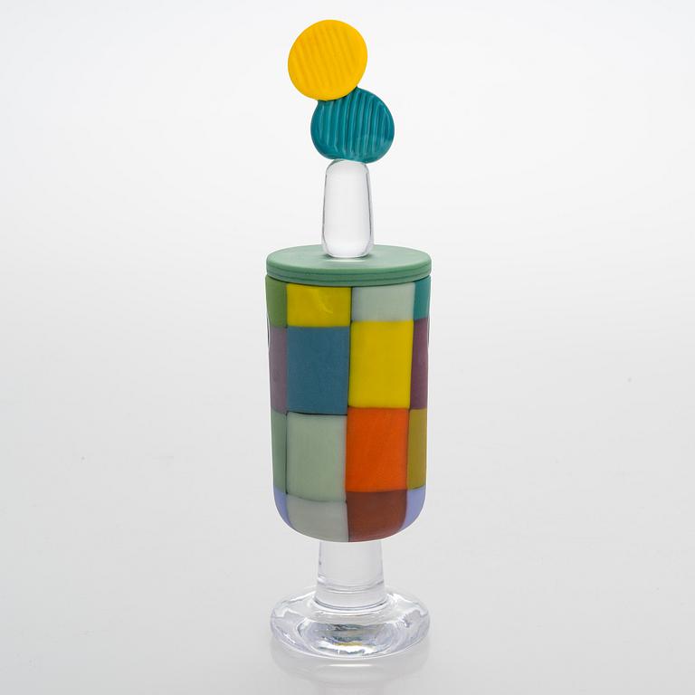 Anu Penttinen, an art glass signed Anu Penttinen Billnäs  2018 47/100.