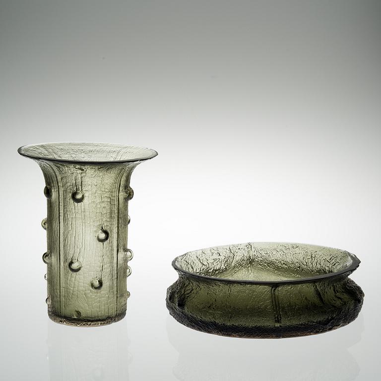 TIMO SARPANEVA, MALJA JA MALJAKKO, lasia, "Finlandia" 3355 ja 3356. Iittala, tuotannossa 1964-71.