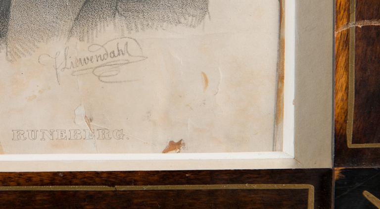 after, lithograph by F. Liewendahl, 1800s.