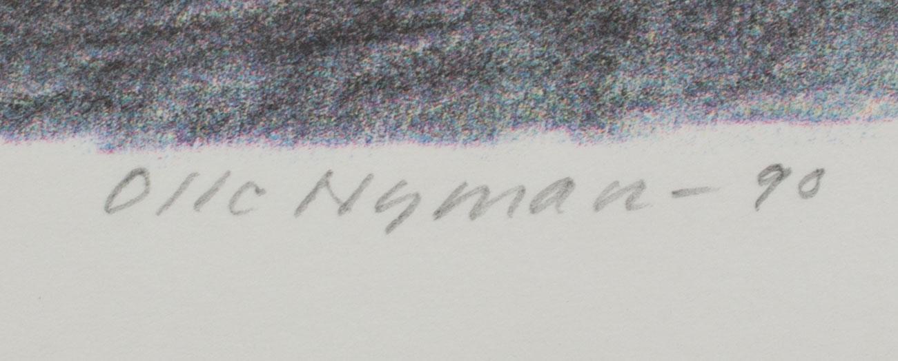 OLLE NYMAN, färglitografi. Numrerad 199/230 samt signerad och daterad -90.