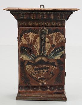 26. A late 18th century Swedish wall cabinet,