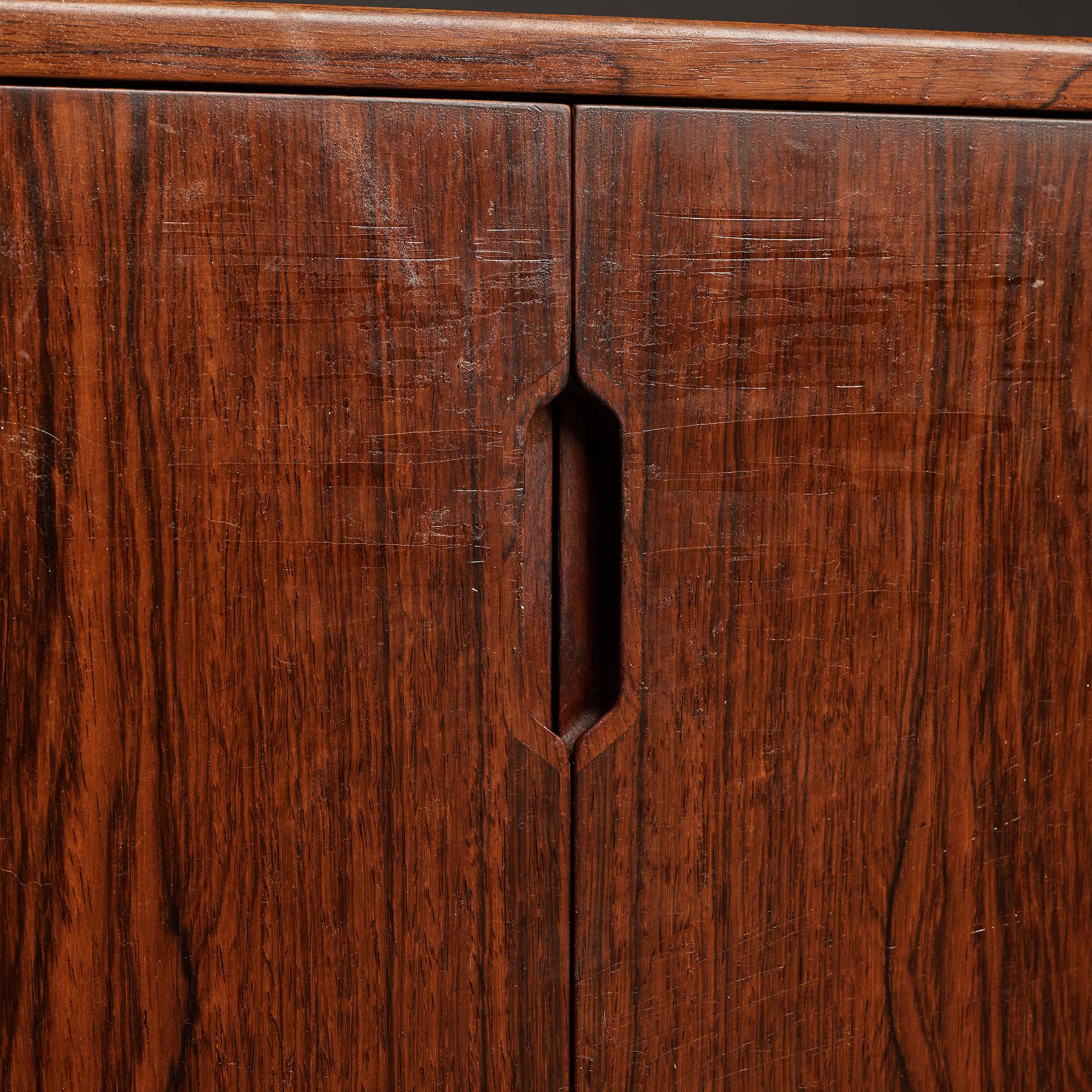 SVEND LANGKILDE, a Danish rosewood veneered sideboard, 1960's.