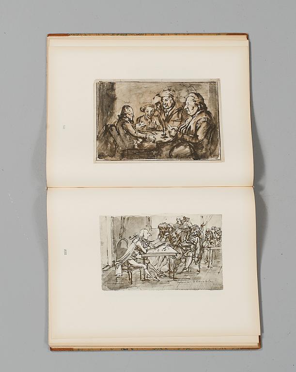 BOK, "Teckningar av Johan Tobias Sergel", Malmö, 1945, numrerad 98/200.