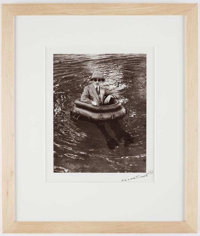 Jacques-Henri Lartigue, photograph signed.