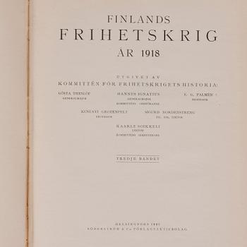BÖCKER, 2+6 volymer, Finlands Frihetskrig, 1900-talets första tredjedel.