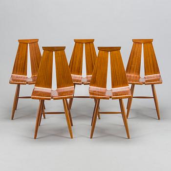 Risto Halme, Five 1960s '441' chairs for Isku.