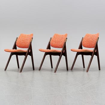 Three chairs, Treman, 1950's/60's.