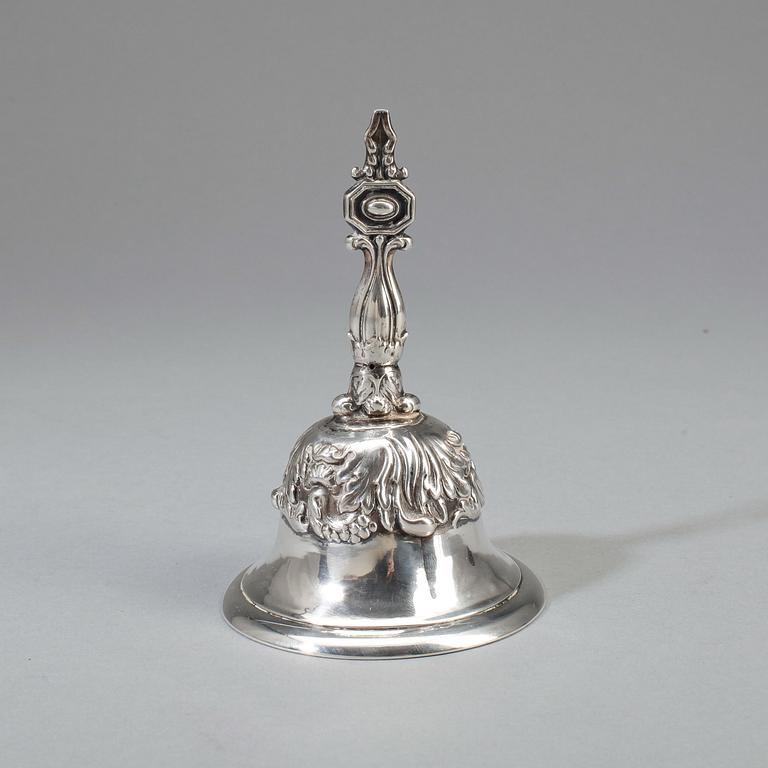 PINGLA, silver, Fredrik & Wilhelm Zethelius, Stockholm, 1844. Vikt ca 79g.