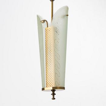 A Swedish Modern ceiling lamp, mid-20th Century.