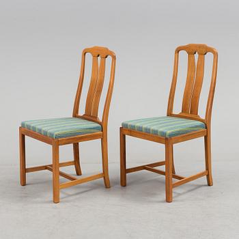 CARL MALMSTEN, Matgrupp, 7 delar, "Ambassadör", Åfors möbelfabrik.