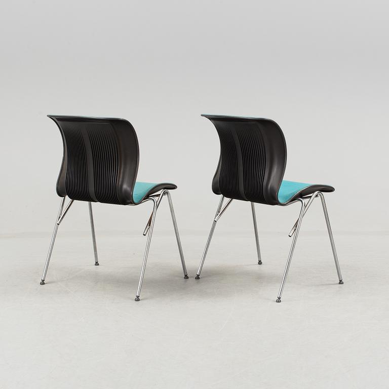 ALFRED HOMANN,"Ensemble" a pair of chairs, Fritz Hansen 1992.