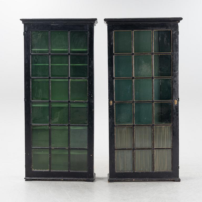 A pair of book cabinets, 18th-19th century.