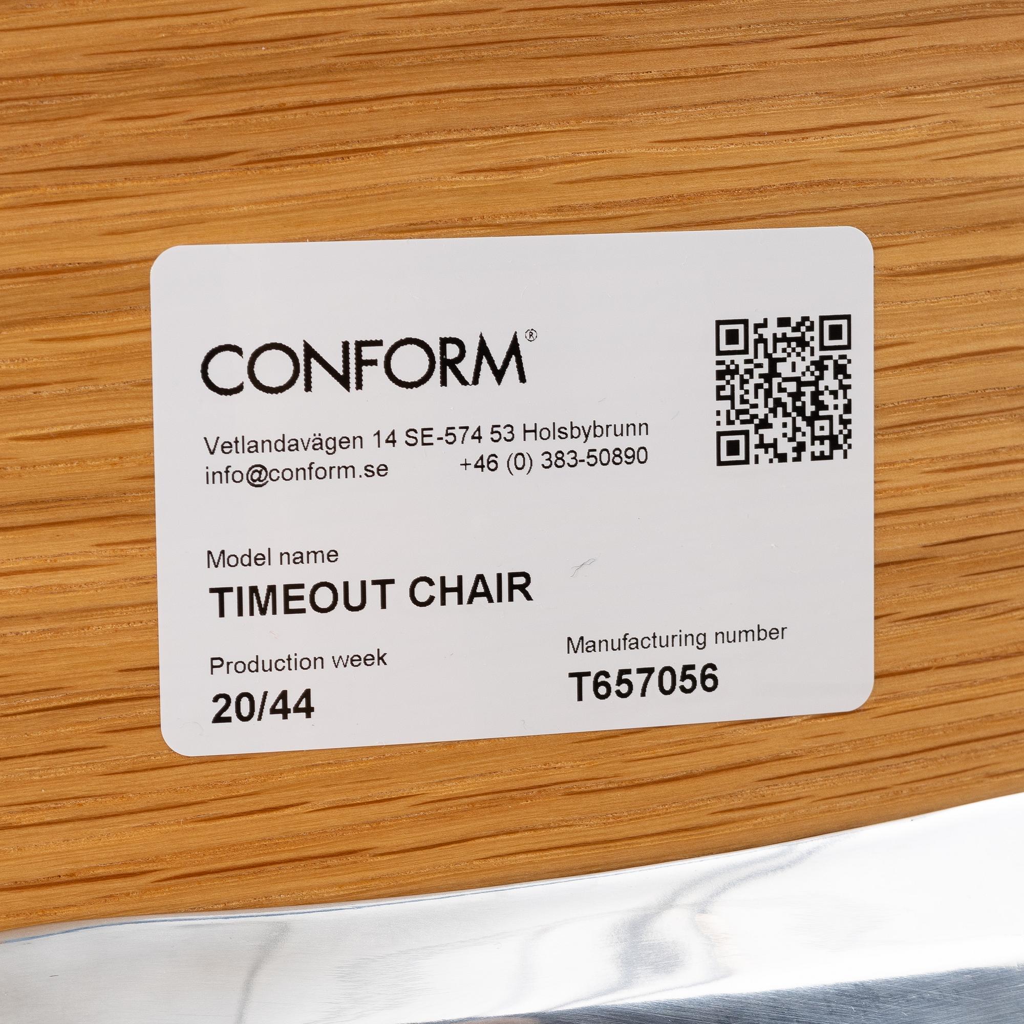 Jahn Aamodt, armchair with footstool, "Timeout", Conform 2000s.