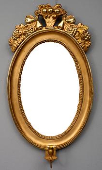 SPEGELLAMPETT, sengustaviansk, sekelskiftet 1700/1800.