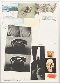 Robert Rauschenberg, "Poster for peace Rauschenberg 70".