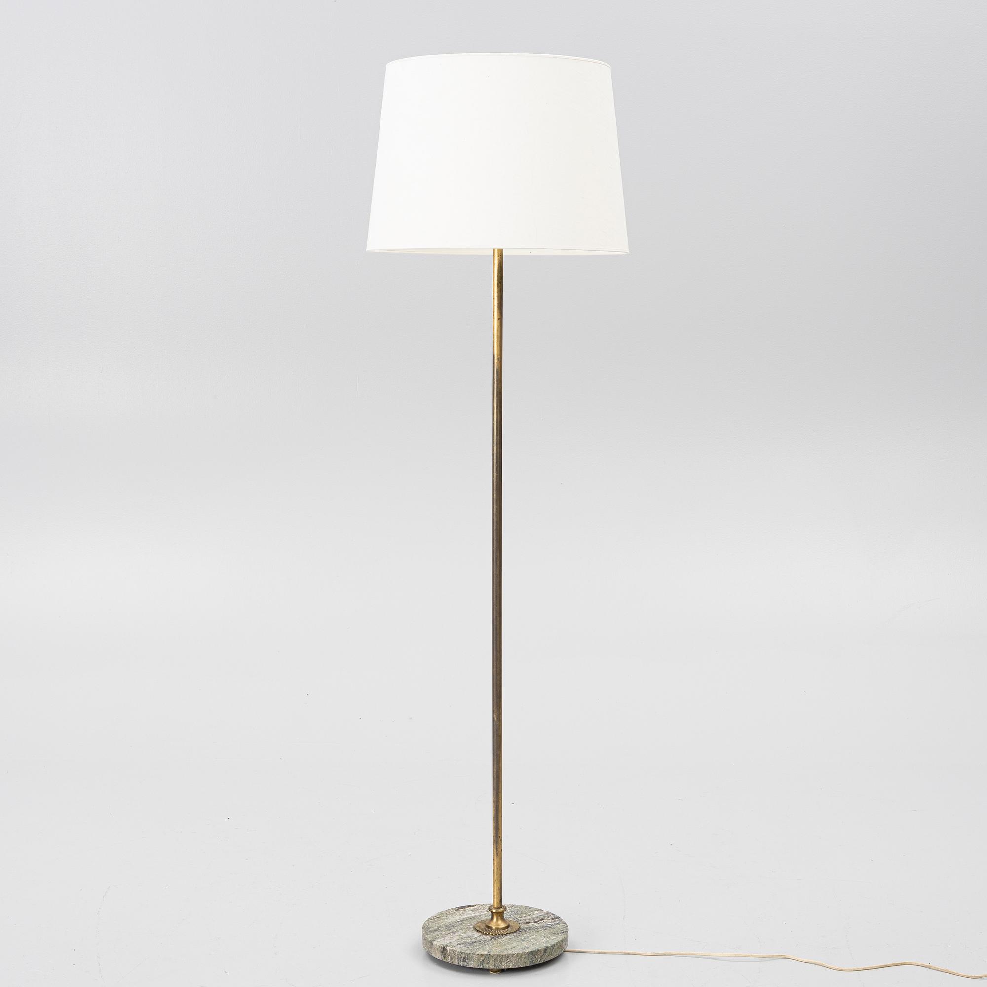 A floor lamp, mid-20th century.