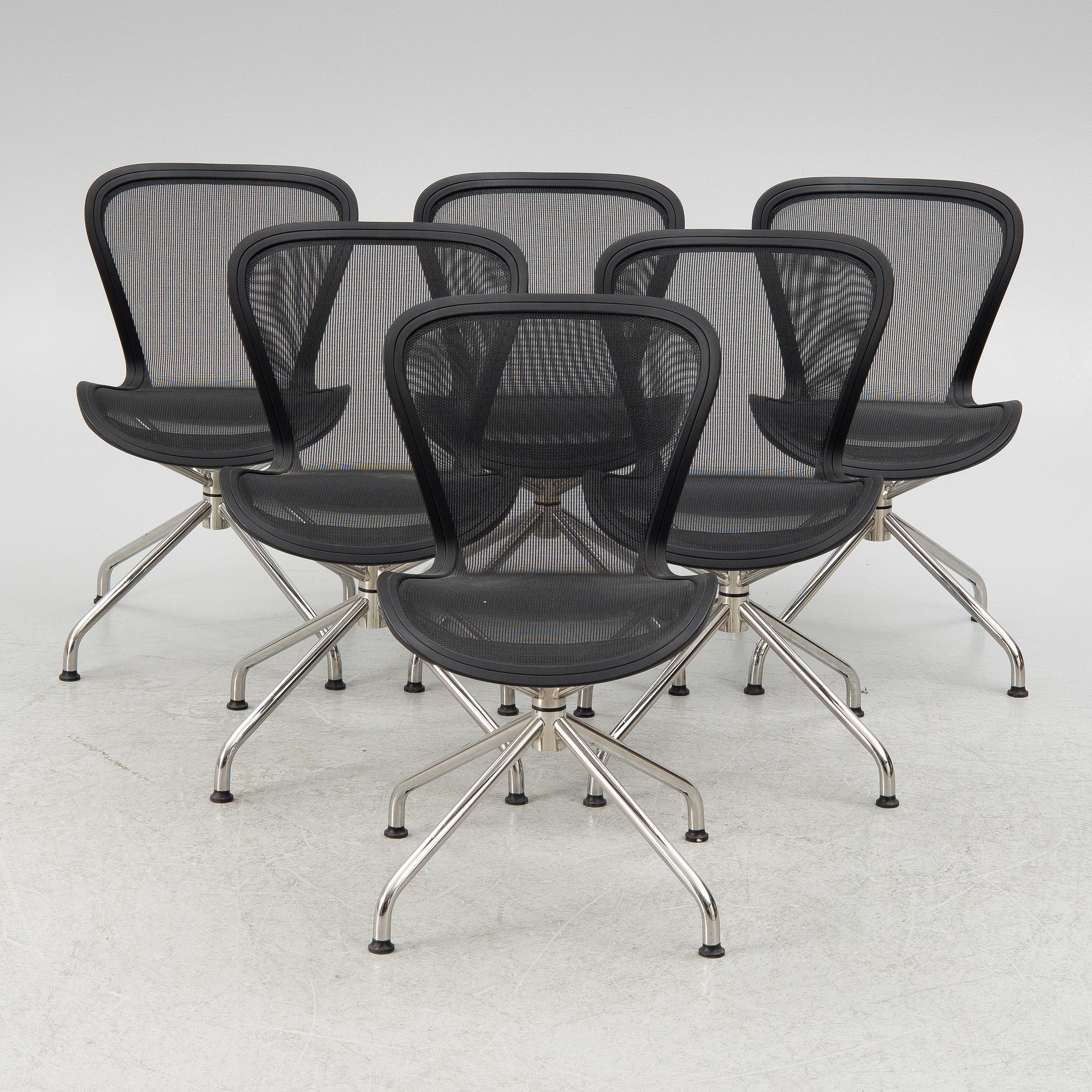 Francesco Binfaré, stolar, 6 st,  "Annett", Magis, samtida.