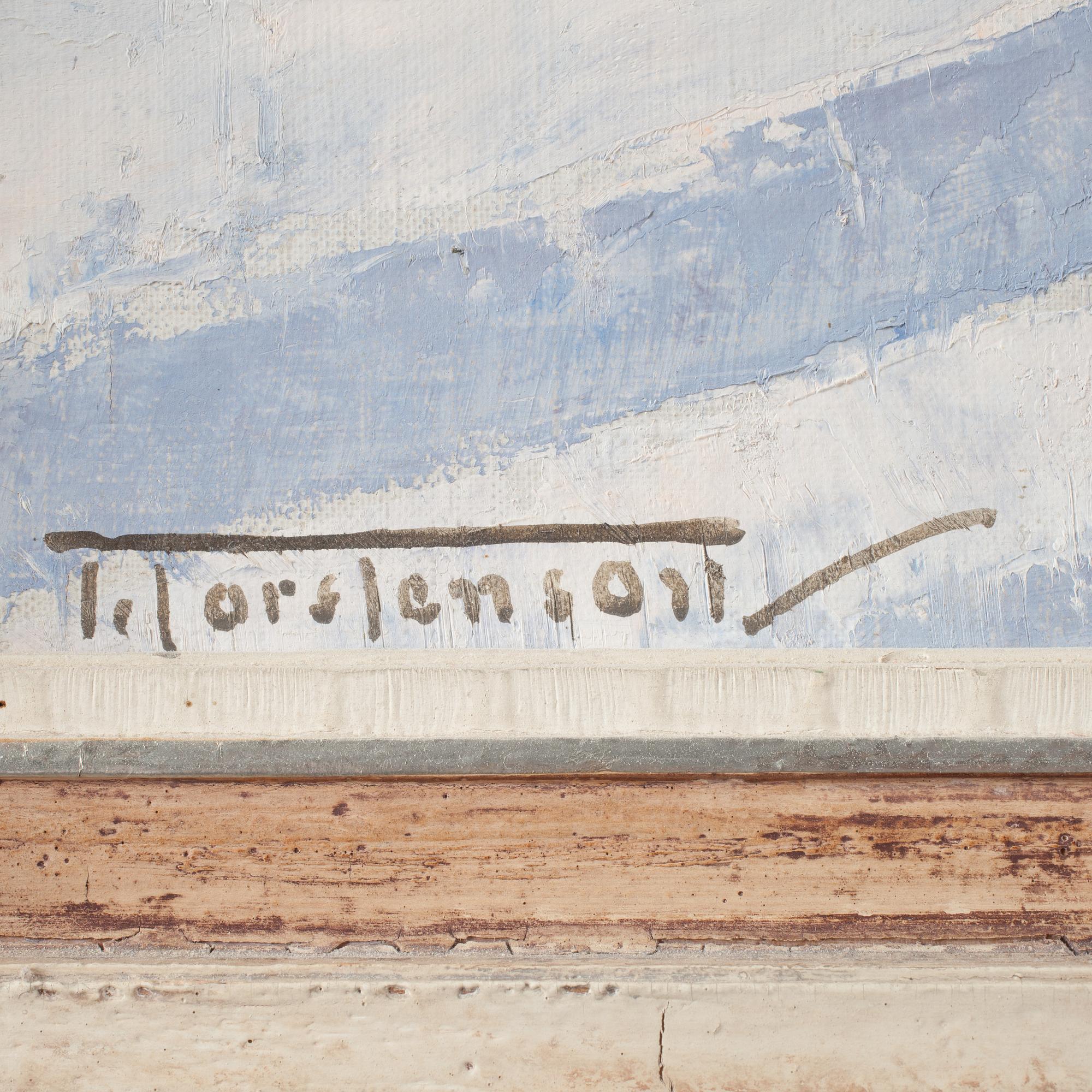 TORSTEN TORSTENSON, olja på duk, signerad.