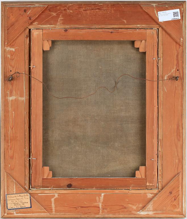 CLARA LÖFGREN, olja på duk, sign o dat 1909.