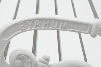 TRÄDGÅRDSSOFFA, gjutjärn, Byarum, 1900-talets mitt/andra hälft.