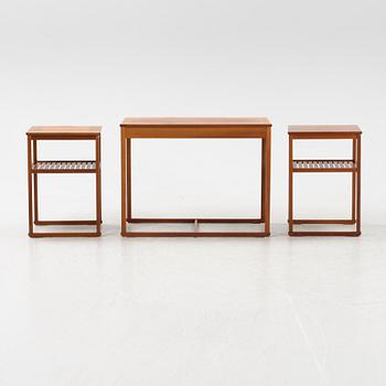 A 'Släden' nesting table by Carl Malmsten, Åfors möbelfabrik.