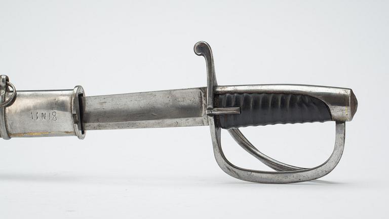 SABEL Svensk m/1825 för Livgardet & Smålands husarer.