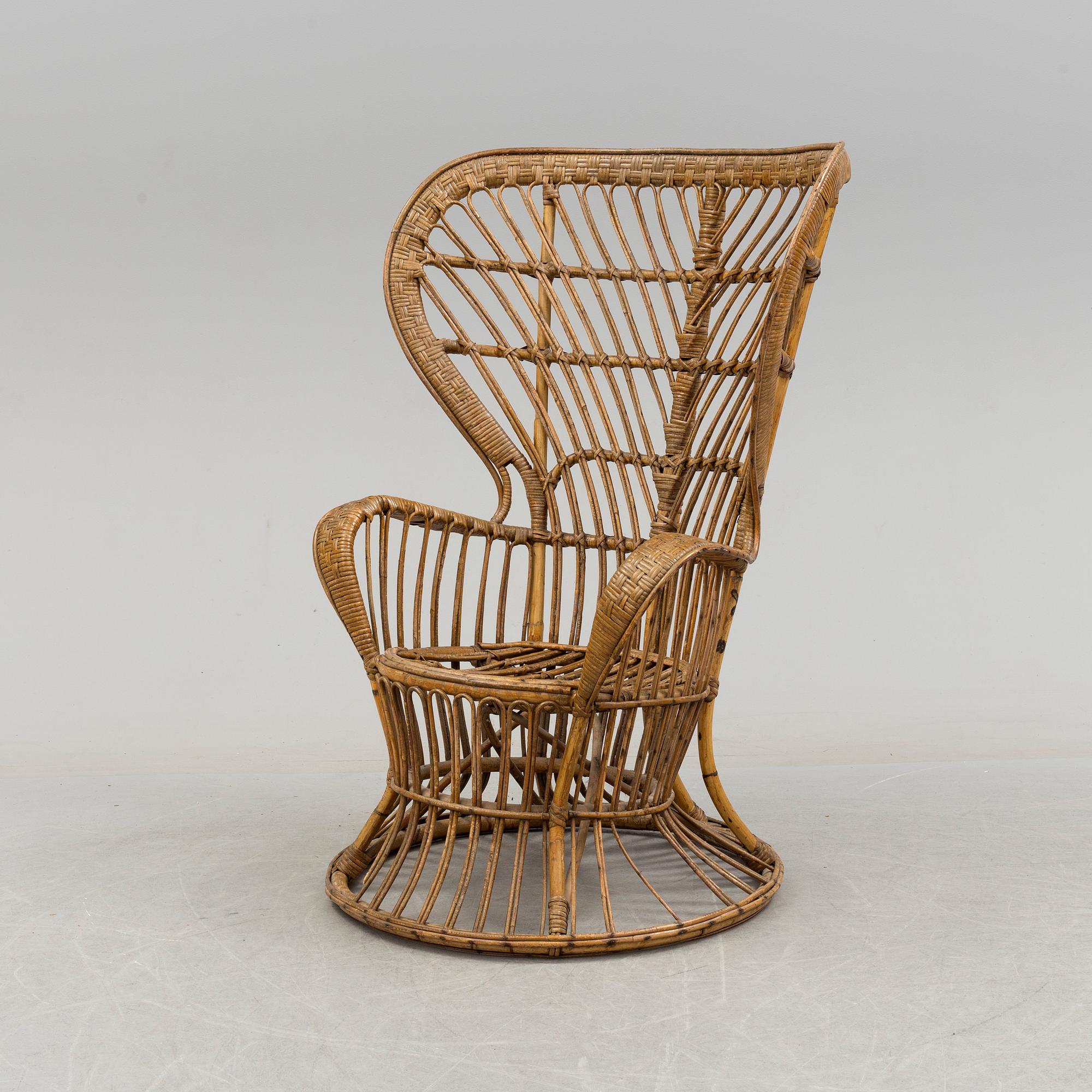 GIO PONTI, fåtölj, Bonacina, Italien, 1950-tal.