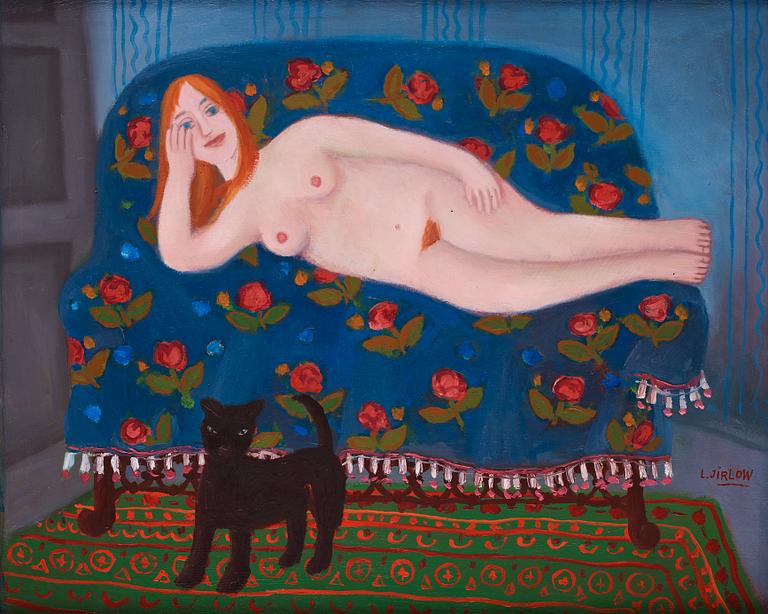 Lennart Jirlow, Reclining nude.