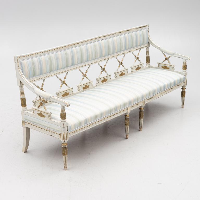 Sofa, late Gustavian, circa 1800.