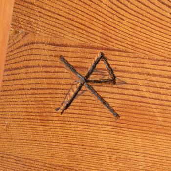 Roland Wilhelmsson, a 'Gille' drop-leaf table, Ågesta, 1984.