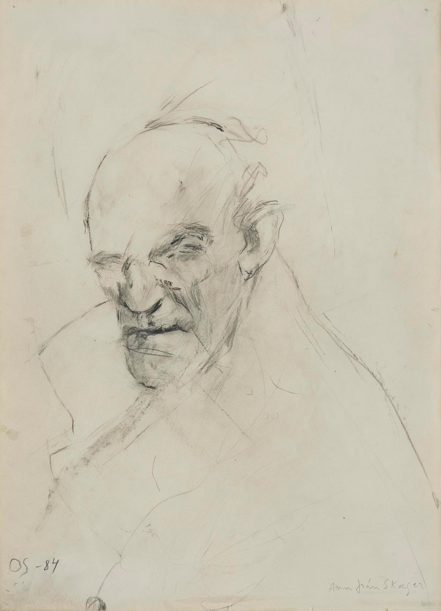 Olle Skagerfors, Self-portrait.
