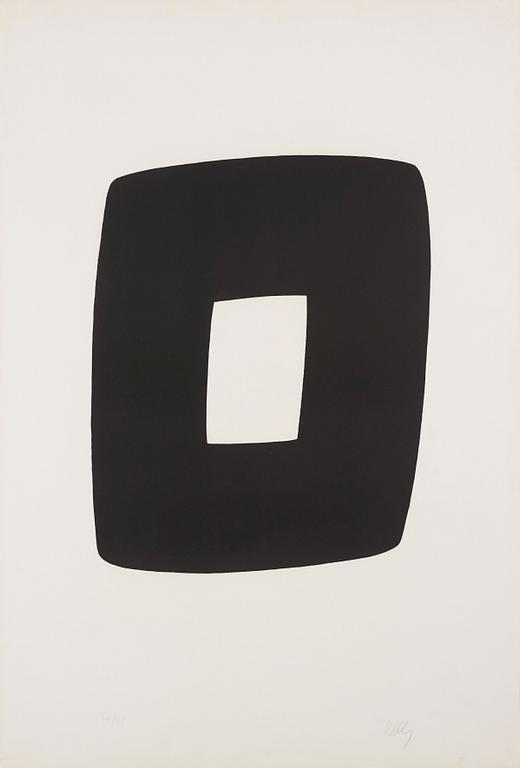 Ellsworth Kelly, "Noir avec Blanc" from "Suite of Twenty-seven Lithographs".