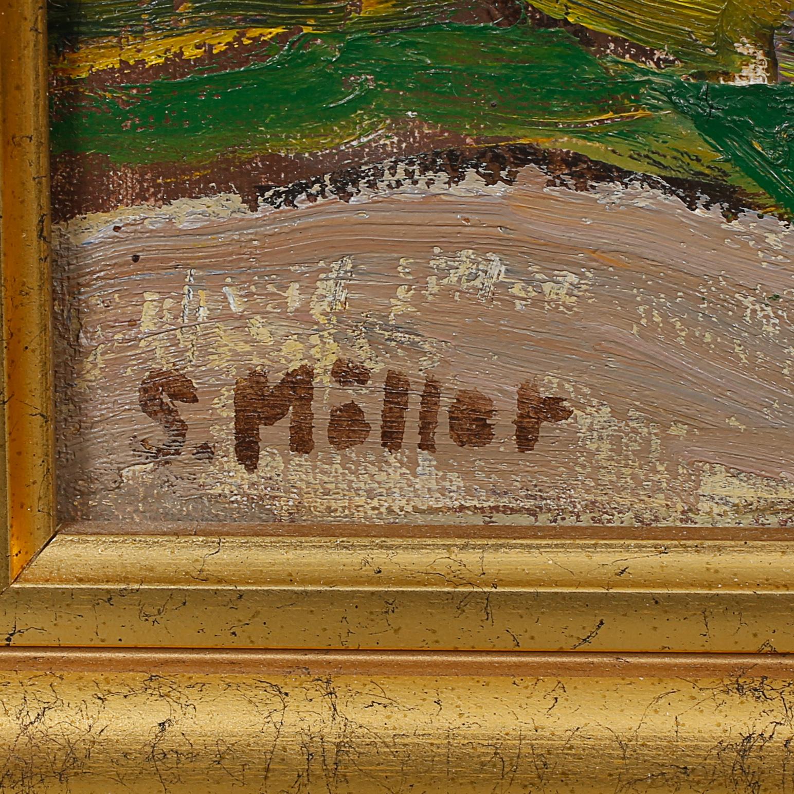 SIGURD MÖLLER, olja på duk, signerad.