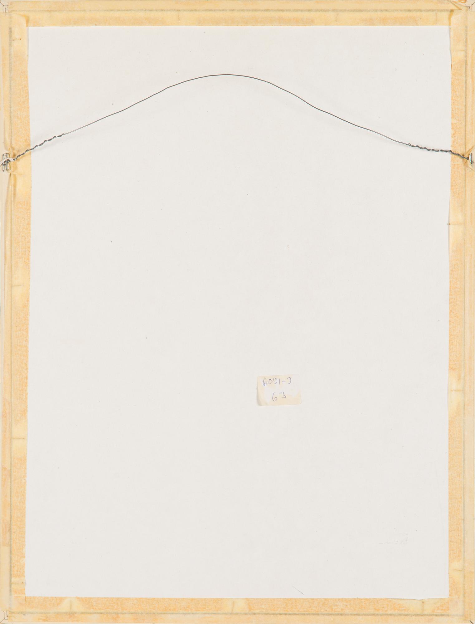 Rafael Wardi, färgkrita, signerad och daterad -70.