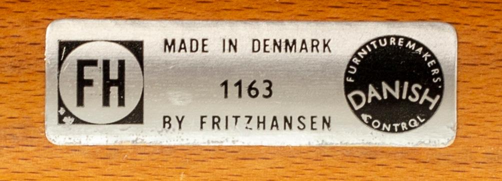 MOGENS LASSEN, matbord, stolar, 4 st, Fritz Hansen, Danmark, formgivna 1964-65.